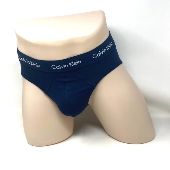 Calvin Klein Men Underwear 3Pack Hip Brief Rose Natural Cotton Stretch NB2613946 - Picture 3 of 7